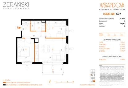 Mieszkanie w inwestycji: Werandova