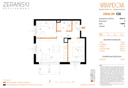 Mieszkanie w inwestycji: Werandova
