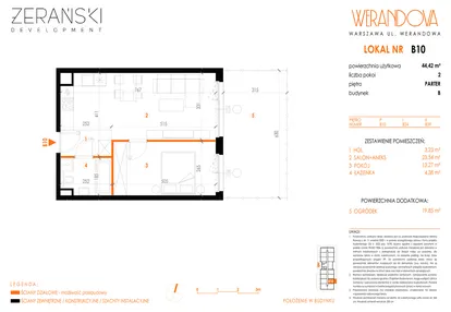 Mieszkanie w inwestycji: Werandova