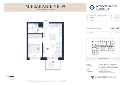 Mieszkanie w inwestycji: Wypoczynkowa Residence