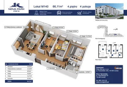 Mieszkanie w inwestycji: Nova Park etap III