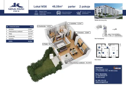 Mieszkanie w inwestycji: Nova Park etap III