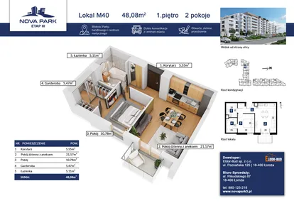 Mieszkanie w inwestycji: Nova Park etap III