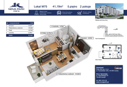 Mieszkanie w inwestycji: Nova Park etap III
