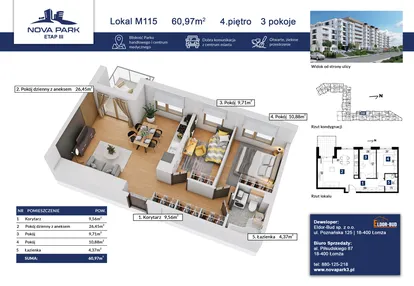 Mieszkanie w inwestycji: Nova Park etap III