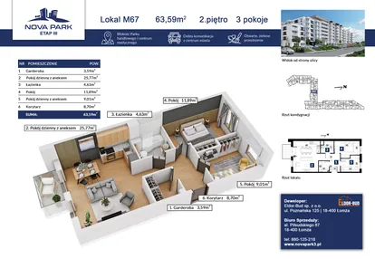 Mieszkanie w inwestycji: Nova Park etap III