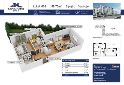 Mieszkanie w inwestycji: Nova Park etap III