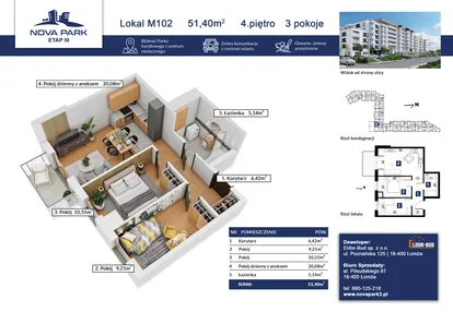 Mieszkanie w inwestycji: Nova Park etap III