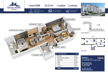 Mieszkanie w inwestycji: Nova Park etap III