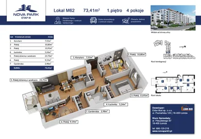 Mieszkanie w inwestycji: Nova Park etap III