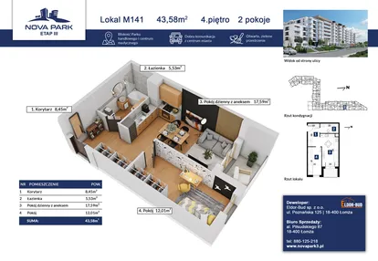Mieszkanie w inwestycji: Nova Park etap III