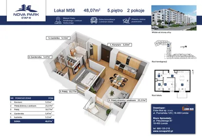Mieszkanie w inwestycji: Nova Park etap III