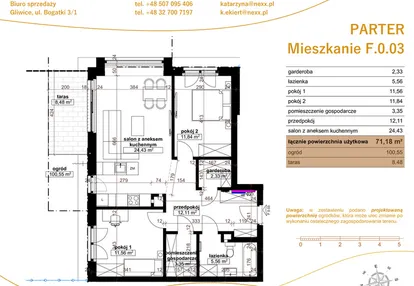 Mieszkanie w inwestycji: Wzgórze Poetów 2