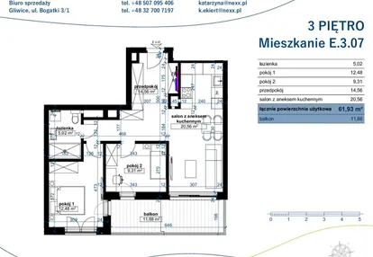 Mieszkanie w inwestycji: Wzgórze Poetów 2