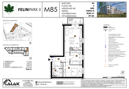 Mieszkanie w inwestycji: Felin Park II etap 2