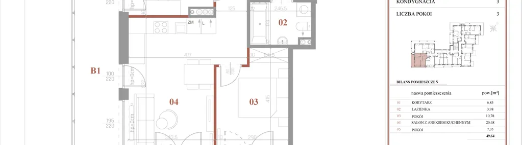 Mieszkanie w inwestycji: Warszawskie Wzgórze