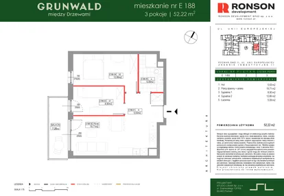 Mieszkanie w inwestycji: Grunwald Między Drzewami etap III
