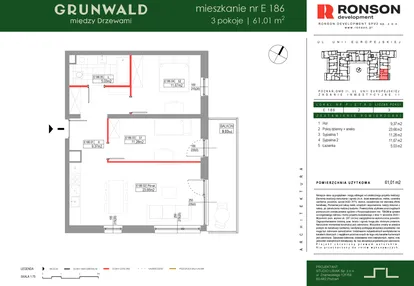 Mieszkanie w inwestycji: Grunwald Między Drzewami etap III