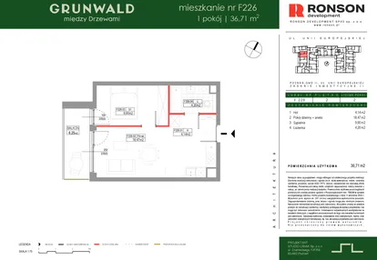 Mieszkanie w inwestycji: Grunwald Między Drzewami etap III