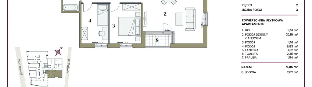 Mieszkanie w inwestycji: Dajwór