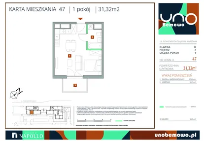 Mieszkanie w inwestycji: UNO Bemowo