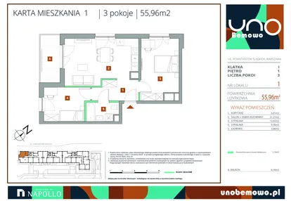 Mieszkanie w inwestycji: UNO Bemowo