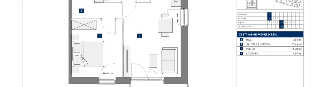 Mieszkanie w inwestycji: Osiedle przy Wielickiej