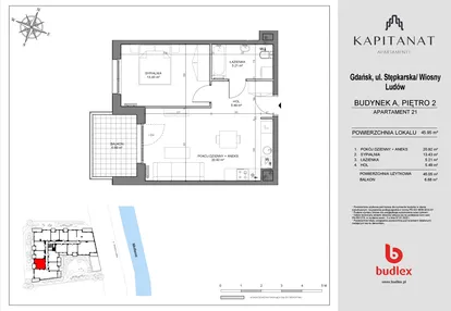 Mieszkanie w inwestycji: Kapitanat A