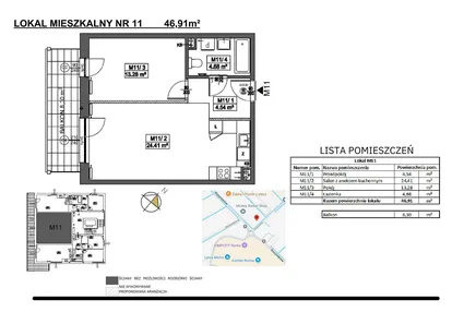 Mieszkanie w inwestycji: Jeziorna 1
