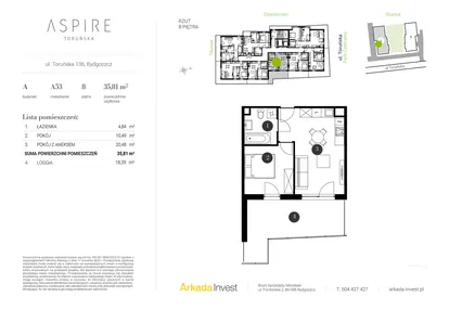 Mieszkanie w inwestycji: Aspire