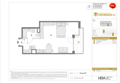 Mieszkanie w inwestycji: Apartamenty Grzybowska 11