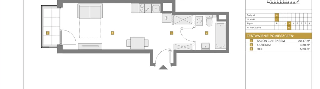 Mieszkanie w inwestycji: Apartamenty Grzybowska 11