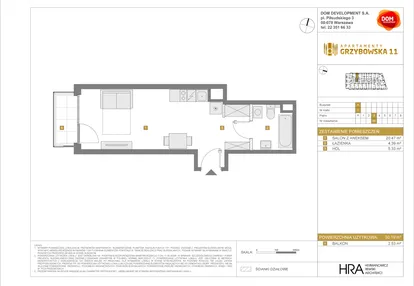 Mieszkanie w inwestycji: Apartamenty Grzybowska 11