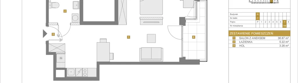 Mieszkanie w inwestycji: Apartamenty Grzybowska 11