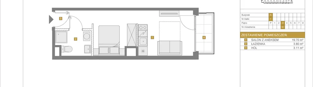 Mieszkanie w inwestycji: Apartamenty Grzybowska 11