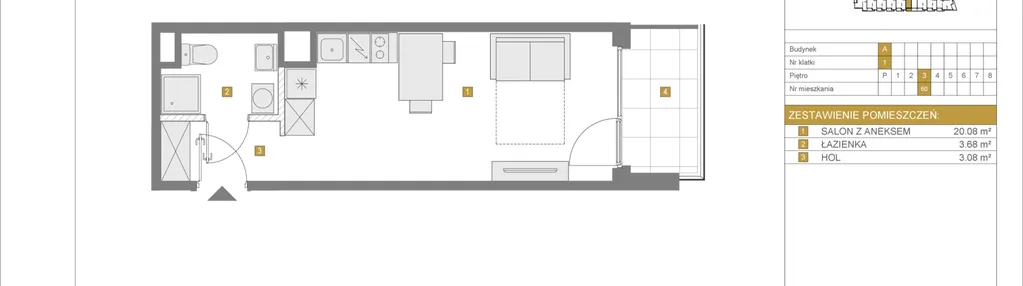 Mieszkanie w inwestycji: Apartamenty Grzybowska 11