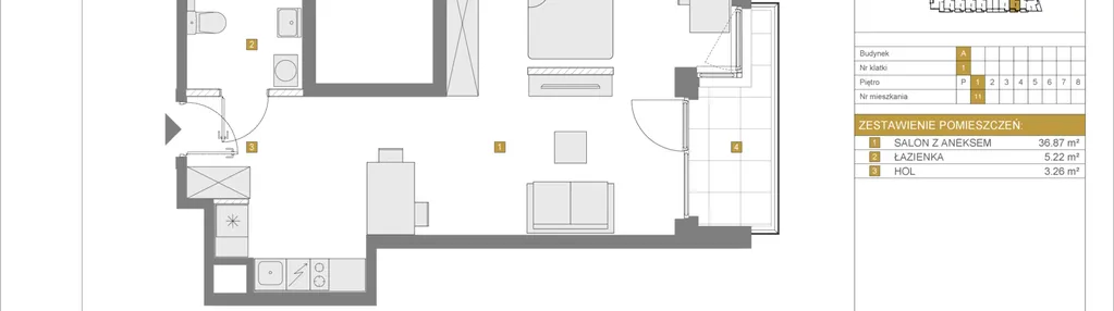 Mieszkanie w inwestycji: Apartamenty Grzybowska 11