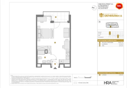 Mieszkanie w inwestycji: Apartamenty Grzybowska 11