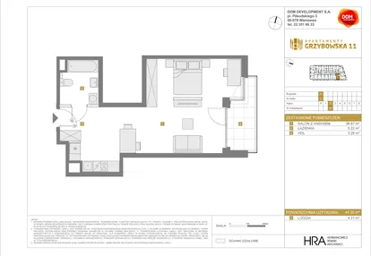 Mieszkanie w inwestycji: Apartamenty Grzybowska 11