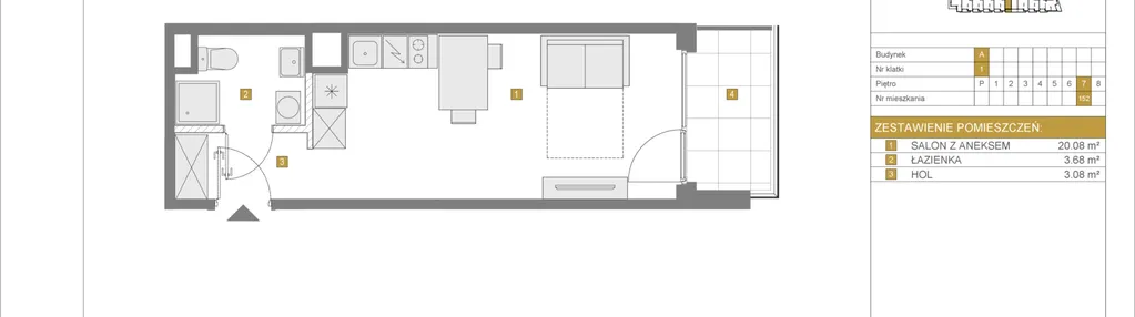 Mieszkanie w inwestycji: Apartamenty Grzybowska 11
