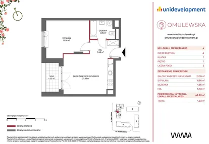 Mieszkanie w inwestycji: Omulewska