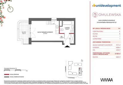 Mieszkanie w inwestycji: Omulewska