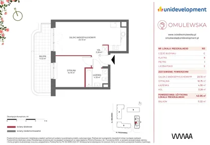 Mieszkanie w inwestycji: Omulewska