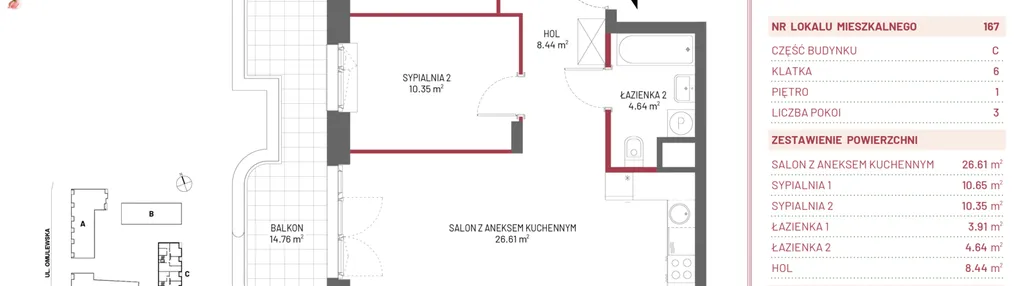 Mieszkanie w inwestycji: Omulewska