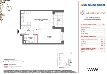 Mieszkanie w inwestycji: Omulewska