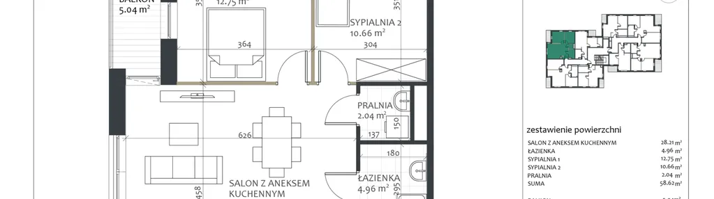 Mieszkanie w inwestycji: Sosnovia
