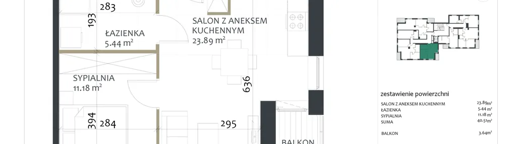 Mieszkanie w inwestycji: Sosnovia