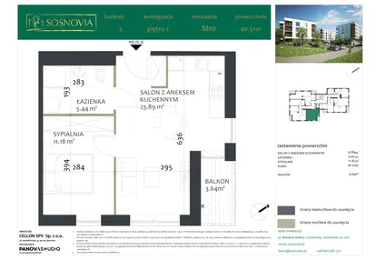 Mieszkanie w inwestycji: Sosnovia