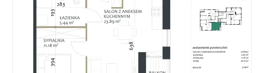 Mieszkanie w inwestycji: Sosnovia