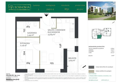 Mieszkanie w inwestycji: Sosnovia
